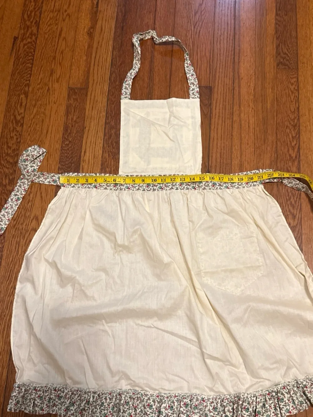 Handmade vintage style kitchen apron